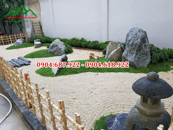 Đá dăm rải sân vườn