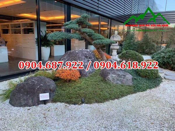 cung cấp đá răm dải sân vườn