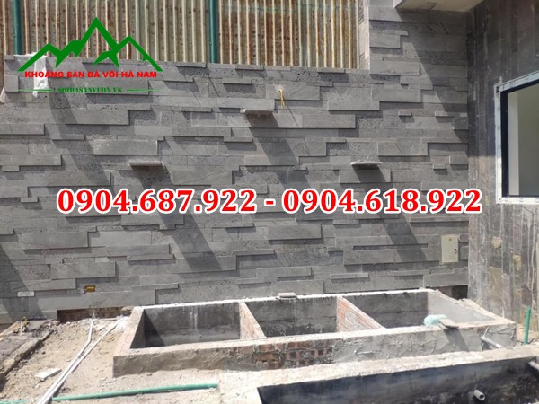 đá ong xám ốp tiểu cảnh 3D