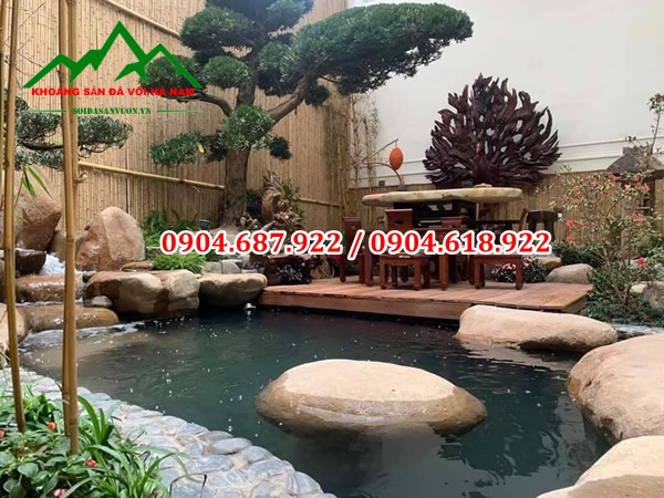 cung cấp đá cuội Hồ cá koi