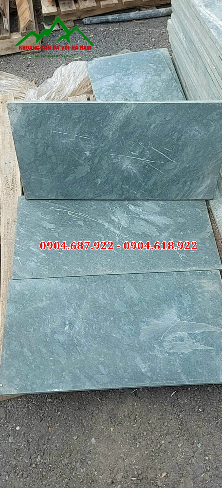 Đá xanh rêu mài giá rẻ