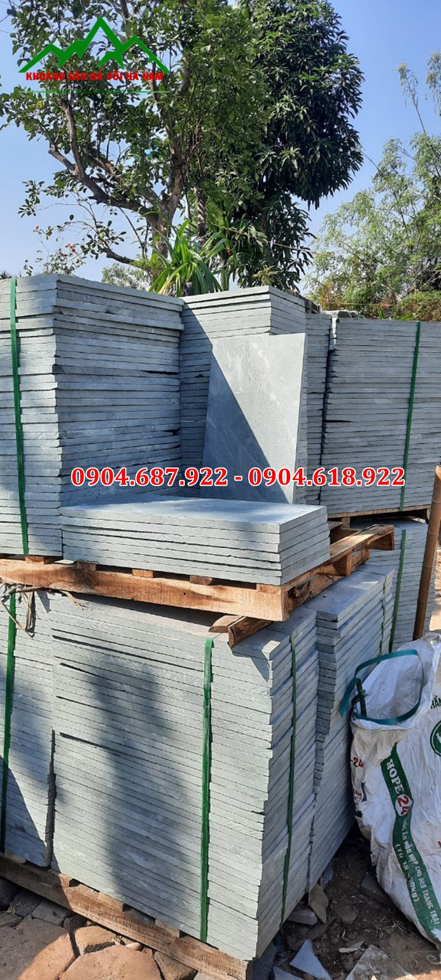 Kho cung cấp đá xanh rêu lát sân