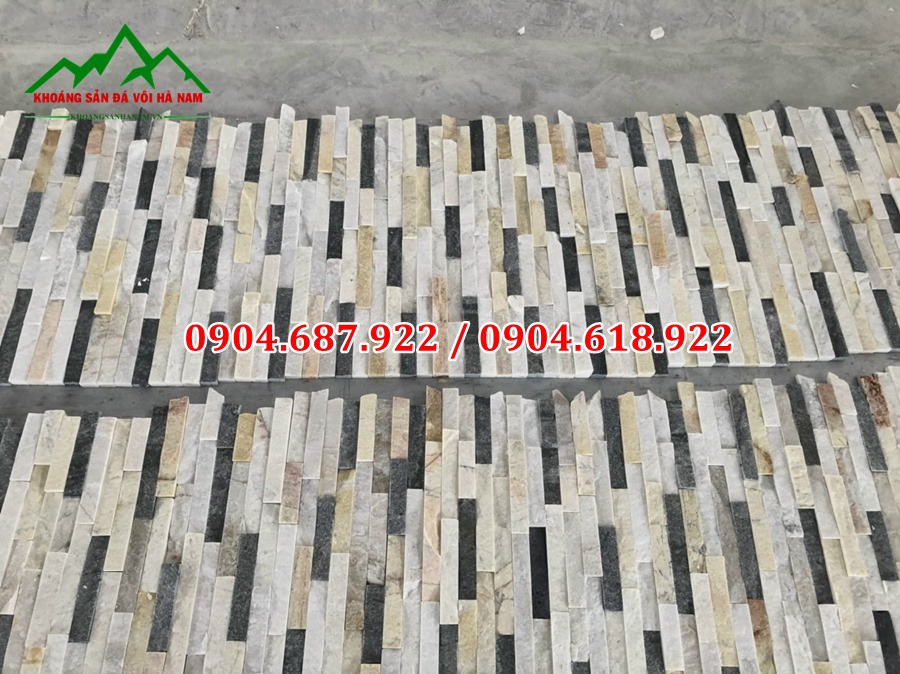 đá ghép 3 màu ốp tiểu cảnh