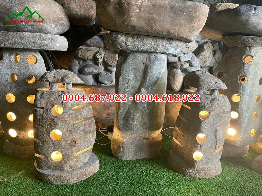 đen đá cuội sân vườn