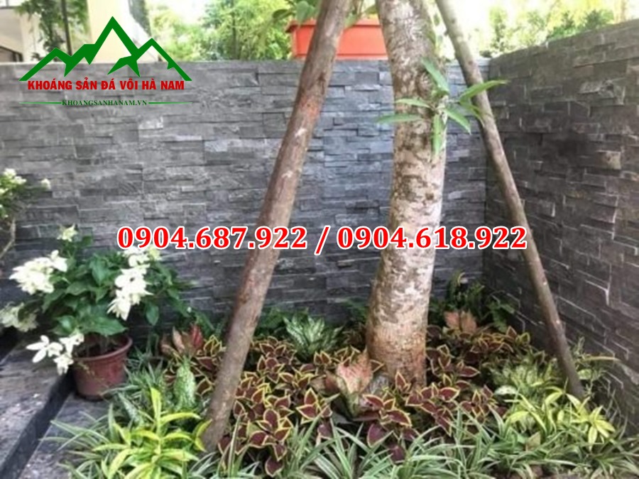 đá ghép ốp tường tiểu cảnh