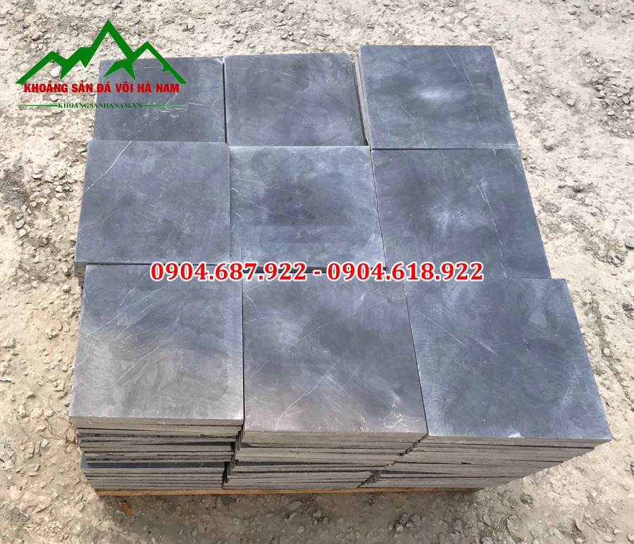 đá xanh đen mài mặt