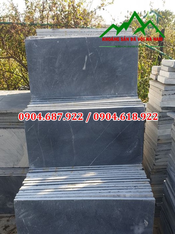 đá đen lát bước dạo sân vườn