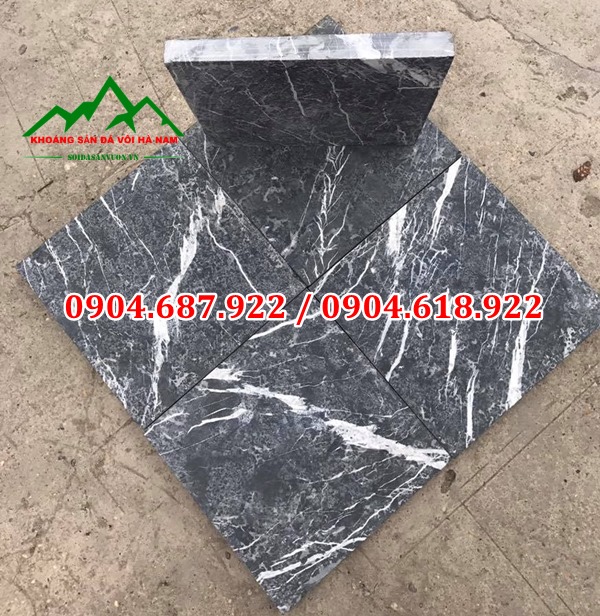 đá xanh đen khò mặt lát nền