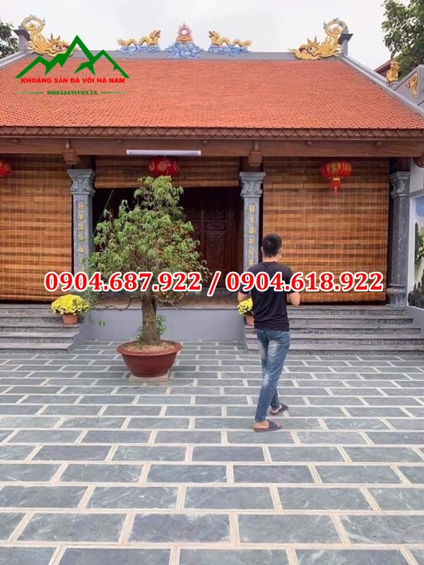 đá tự nhiên lát sân