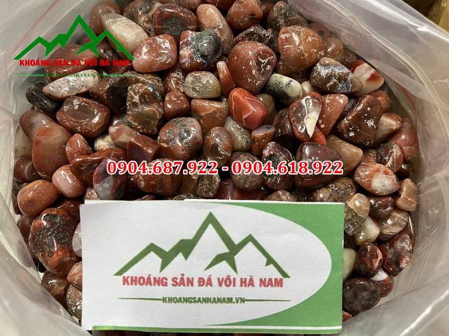 vụn thạch anh đỏ tự nhiên