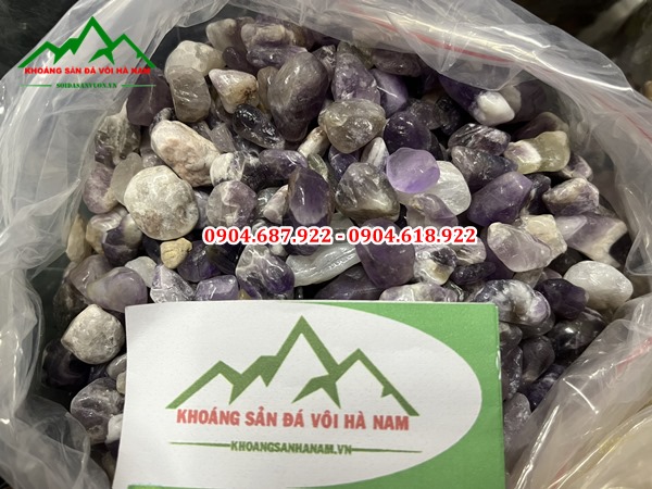 vụn thạch anh tím tự nhiên