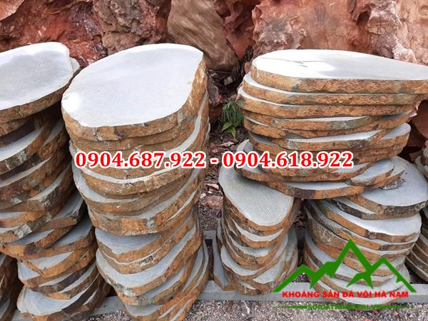 đá cuội cắt bước dạo