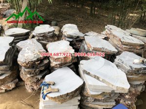 kho đá tự nhiên cắt lát bước dạo