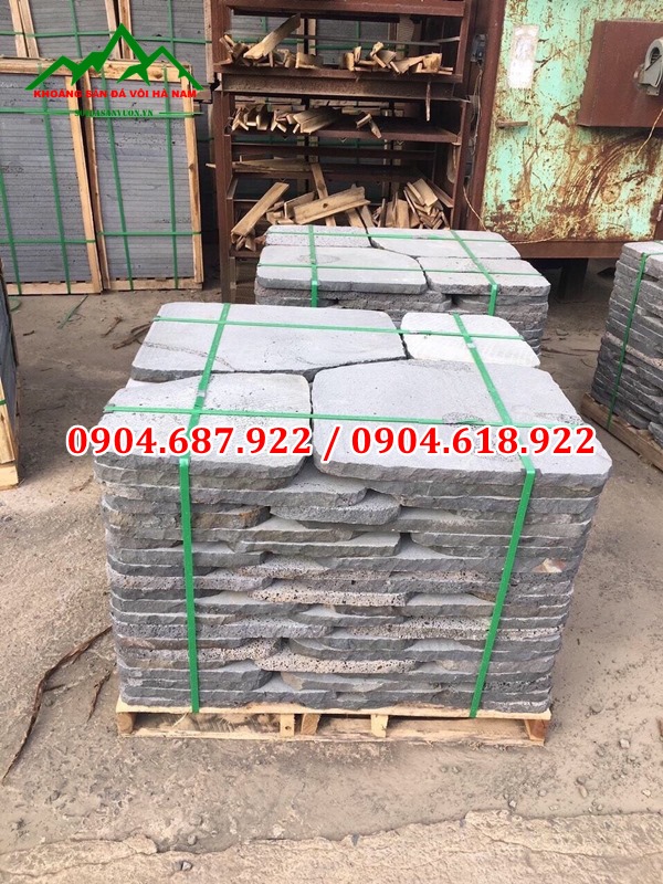 đá ong xám cắt lát bước dặm