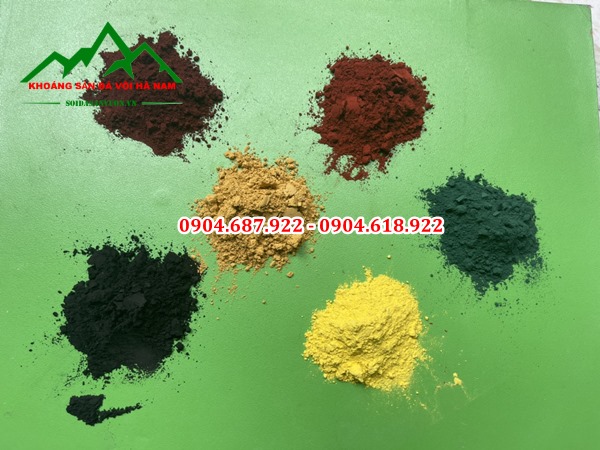 Nguyên liệu bột màu sản xuất gạch