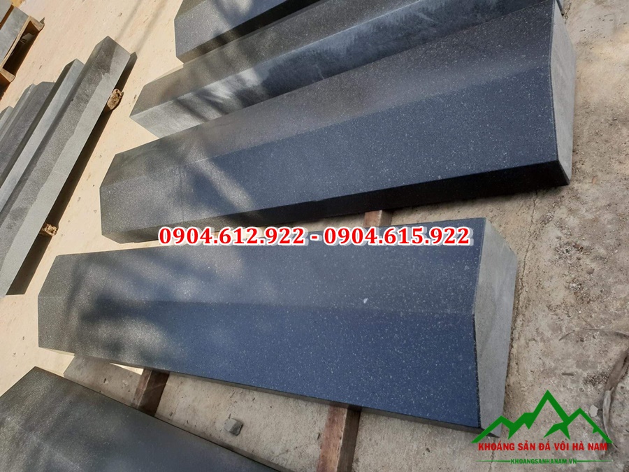 đá bó via xanh đen mài hon