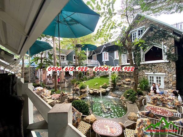 Sỏi đá decor quán cafe - KSDVHN1