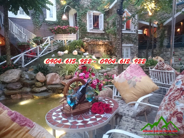 Sỏi đá decor quán cafe - KSDVHN2