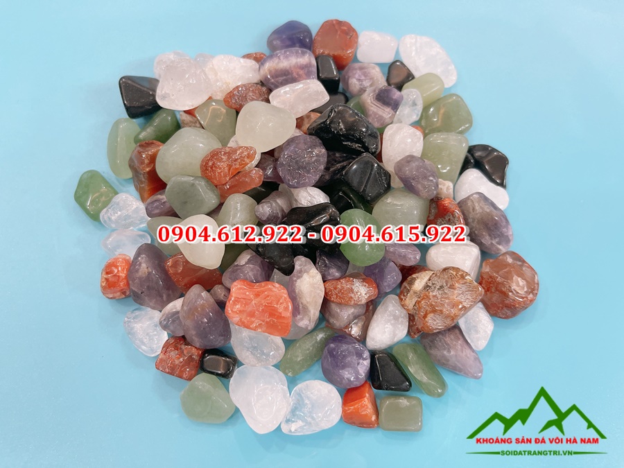 báo giá thạch anh vụn ngũ sắc