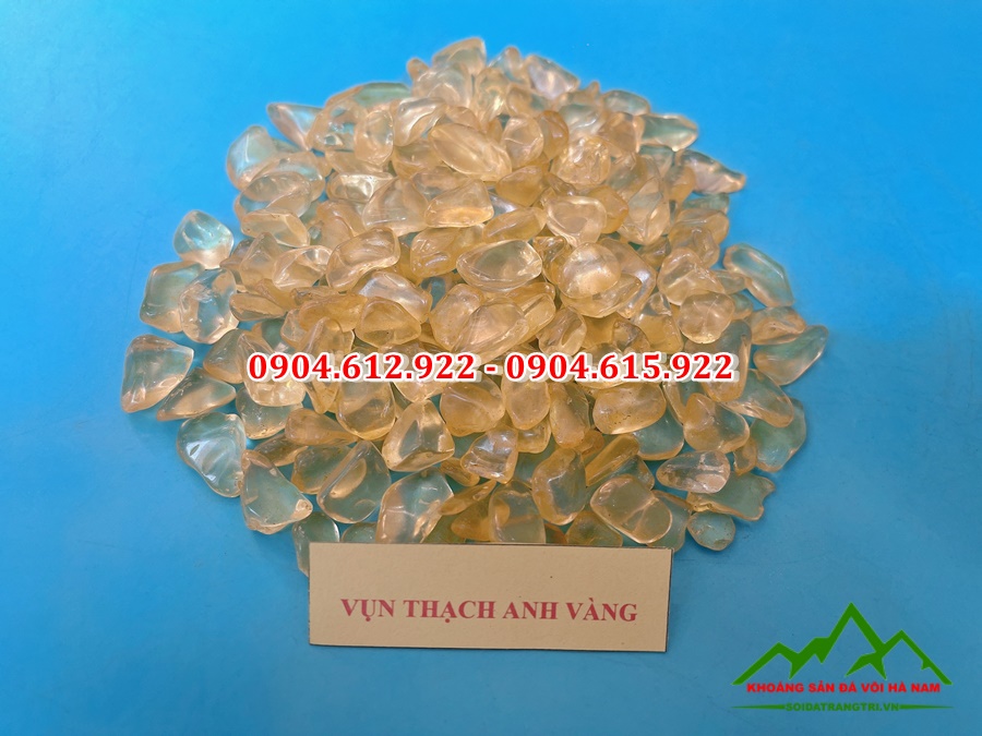bán vụn thạch anh vàng