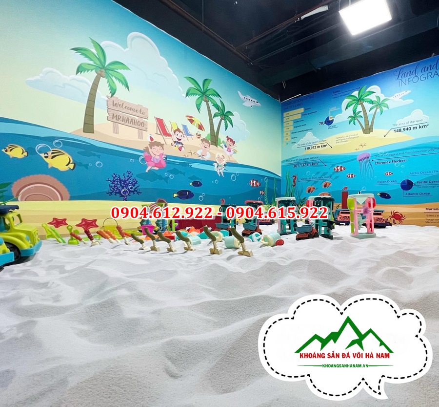 địa chỉ bán cát trắng tự nhiên làm sân chơi trẻ em