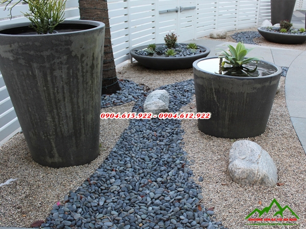 thi công sỏi đen tự nhiên - 0904615922