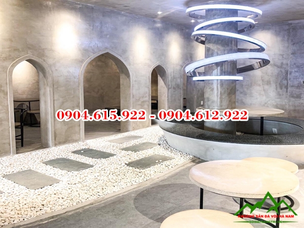 rải sỏi nhà hàng quán cafe - SDSVMB4