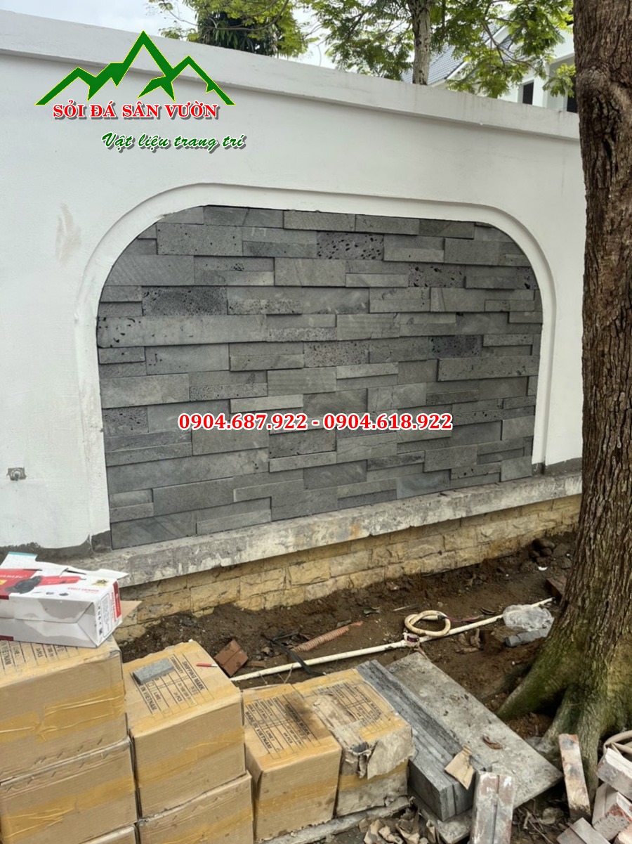 cung cấp đá ong xám ốp tường 3d