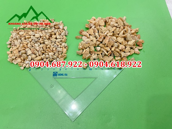 bán đá hạt vàng làm terrazzo