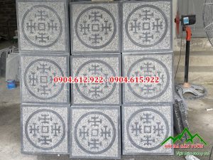 xưởng sản xuất đá xanh đen băm mặt đồng tiền