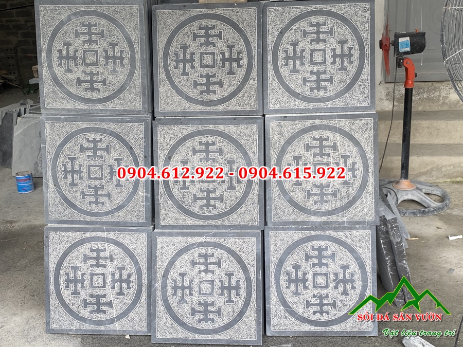 xưởng sản xuất đá xanh đen băm mặt đồng tiền