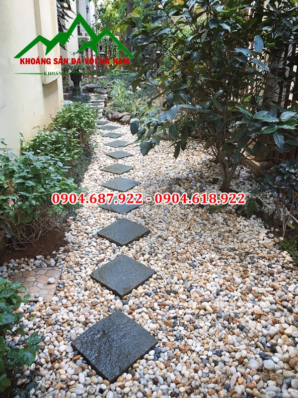 cung cấp sỏi cuội ba màu