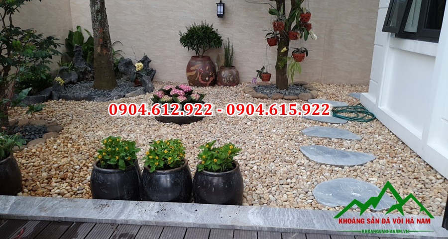 địa chỉ bán sỏi trang trí tại vĩnh phúc