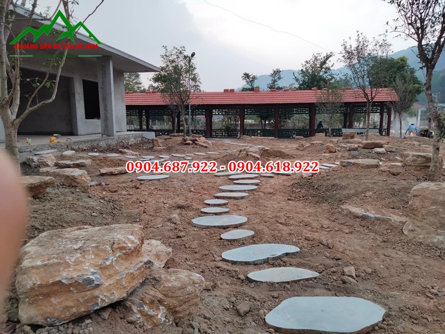 đá lát bước dạo sân vườn