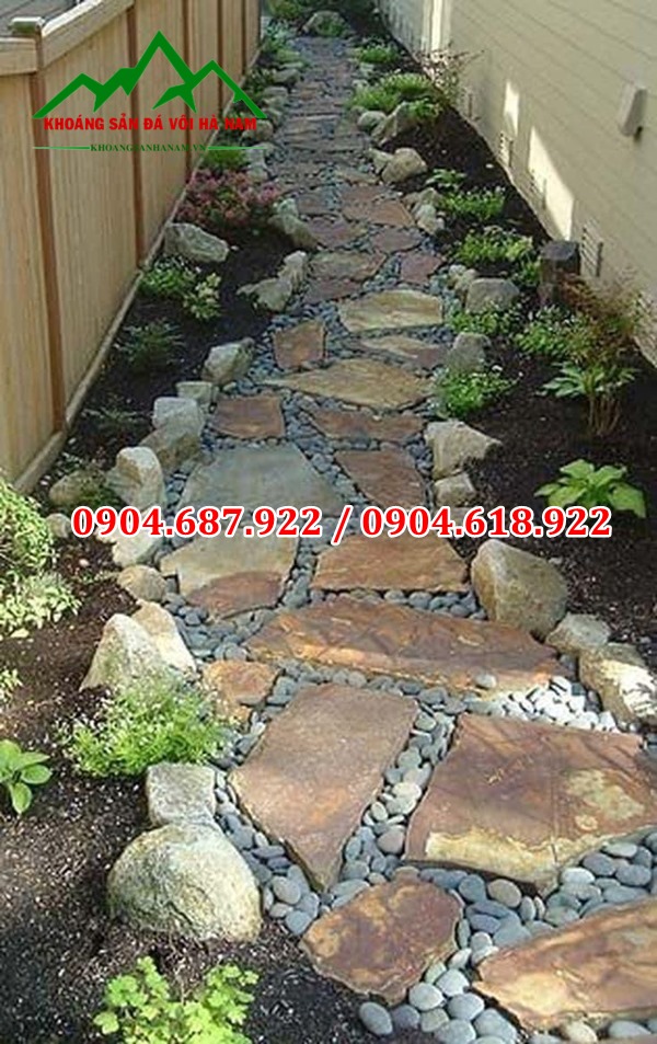 đá bước dạo sân vườn tựu nhiên