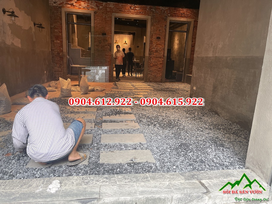 địa chỉ bán sỏi rải quán cafe