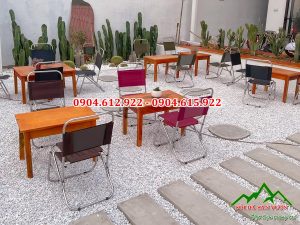 báo giá thi công sỏi rải quán cafe