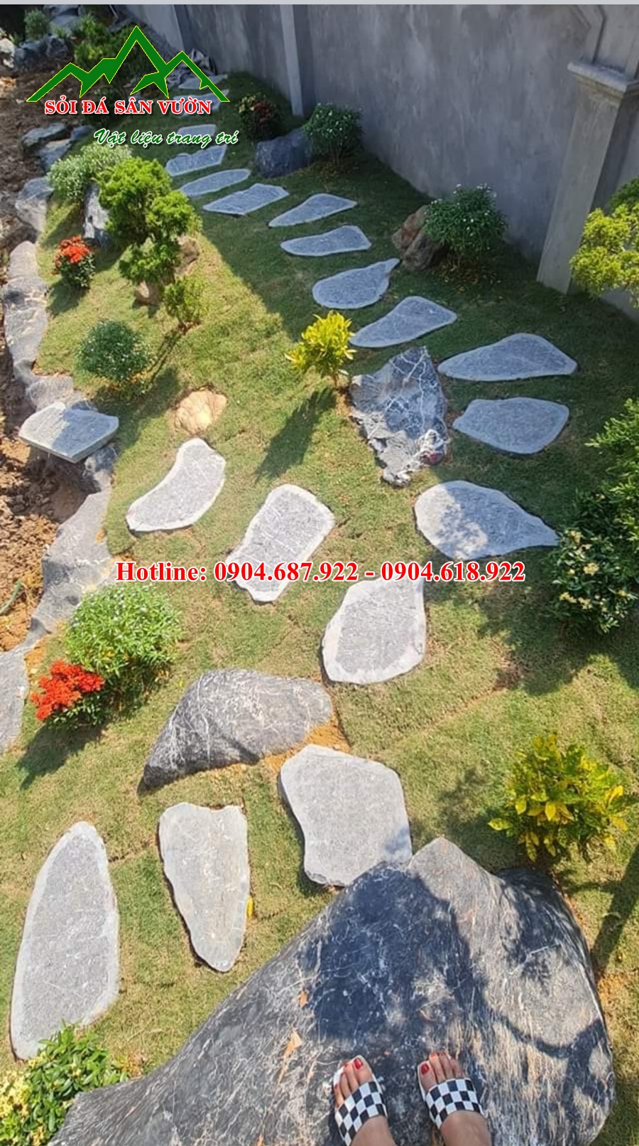 Đá bước dạo sân vườn