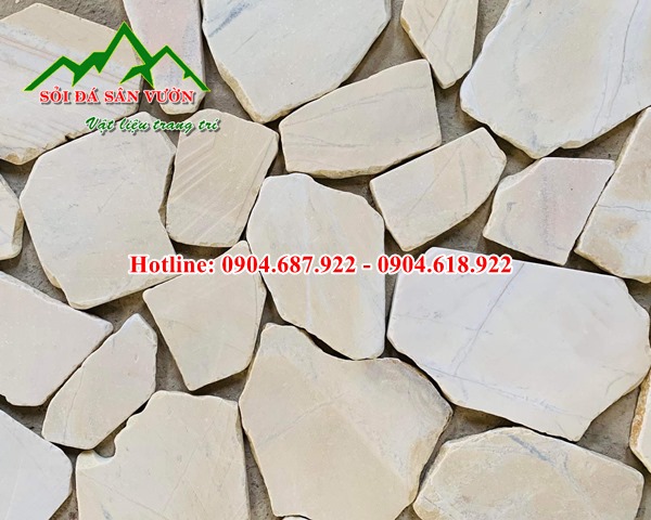 đá rối vàng tươi ốp tường cực đẹp