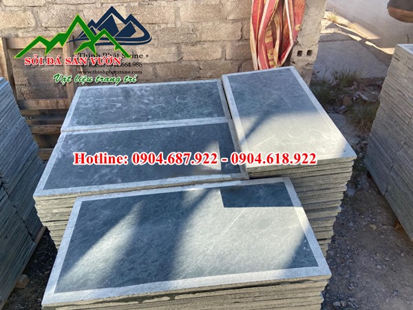 Các mẫu đá xanh rêu lát sân