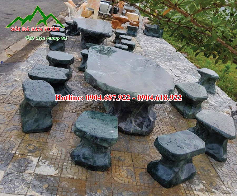 bán bàn ghế đá tự nhiên