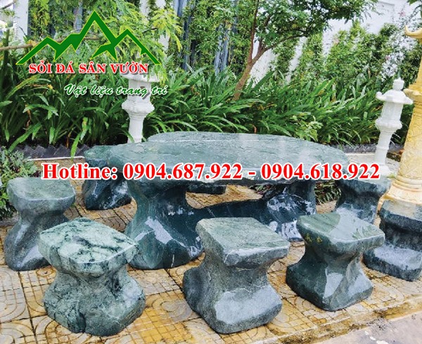 bộ bàn ghế đá sân vườn