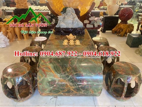 bộ bàn ghế uống trà sang trọng