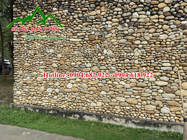 Cung cấp sỏi cuội gắn tường