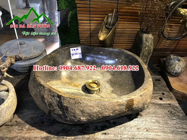 bán chậu đá cuội