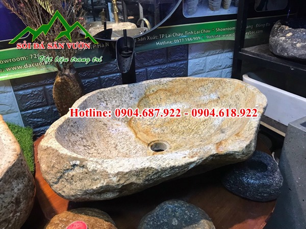 Bán chậu rửa mặt đá cuộ