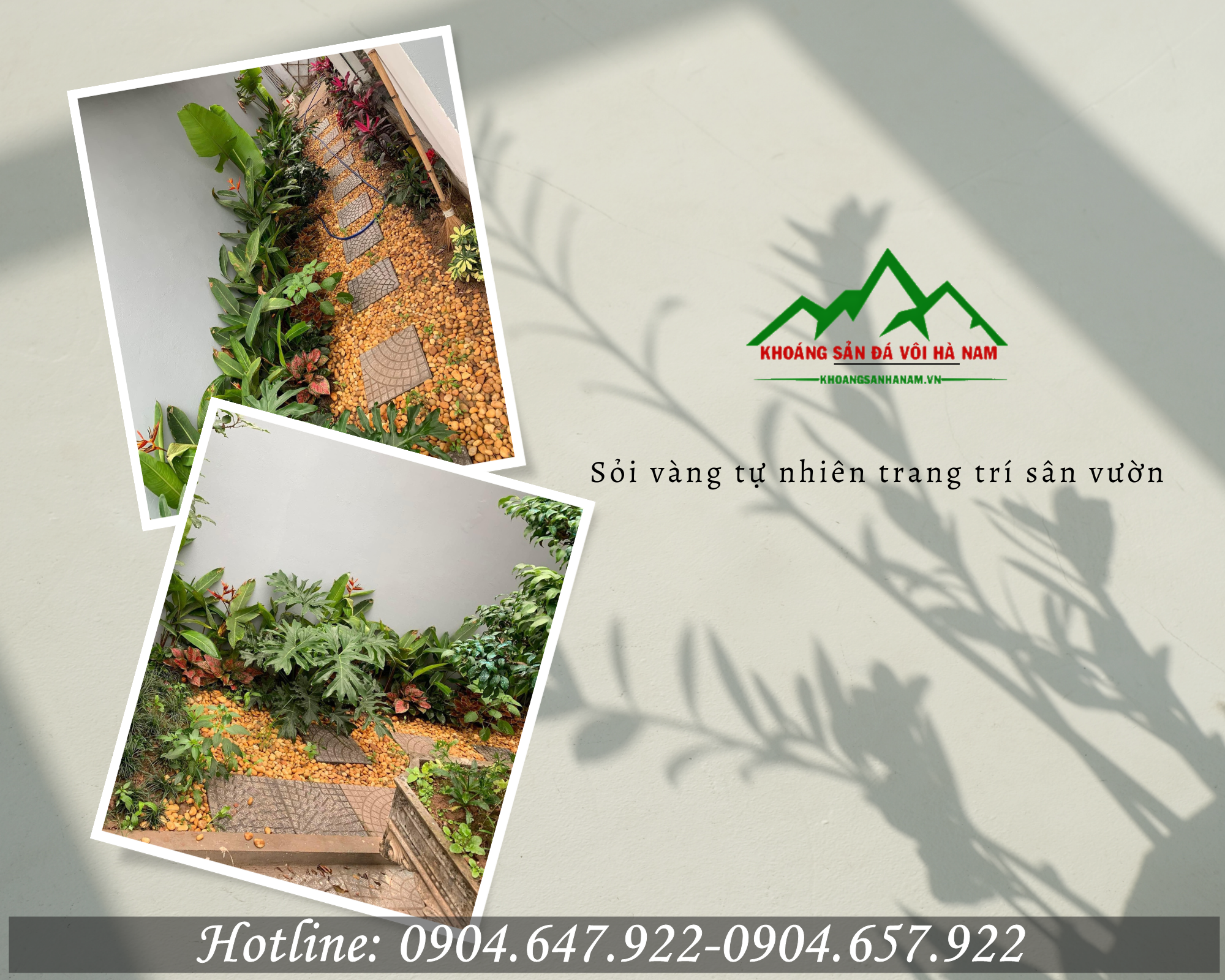 trang trí sỏi đẹp