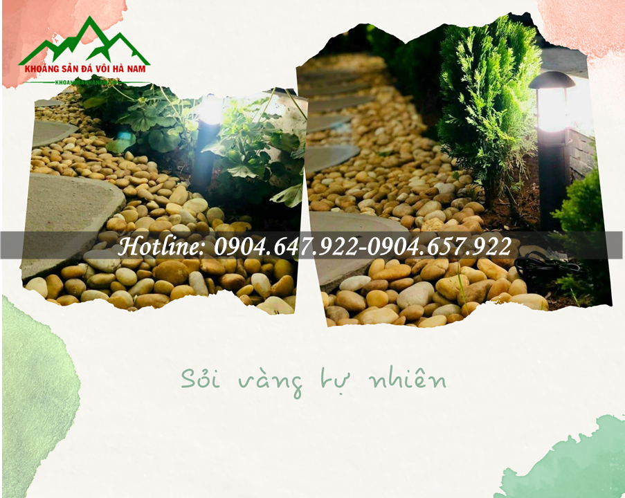 trang trí sỏi đẹp