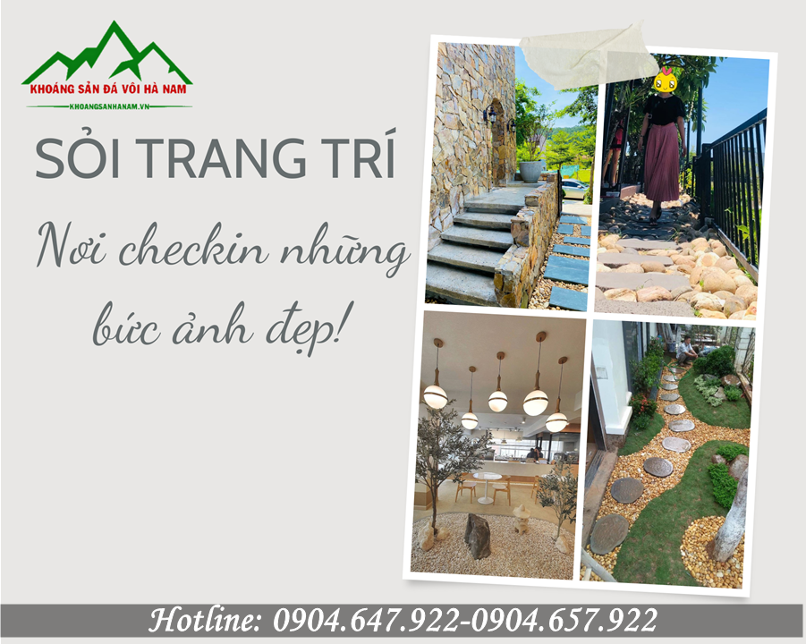 trang trí sỏi đẹp