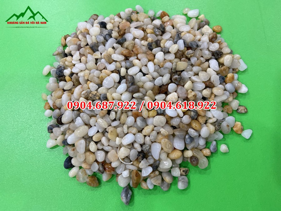 Bán sỏi nhiều màu làm bê tông